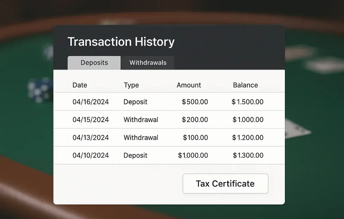 Interfaz PokerStars y Winamax para descargar historial y certificado fiscal